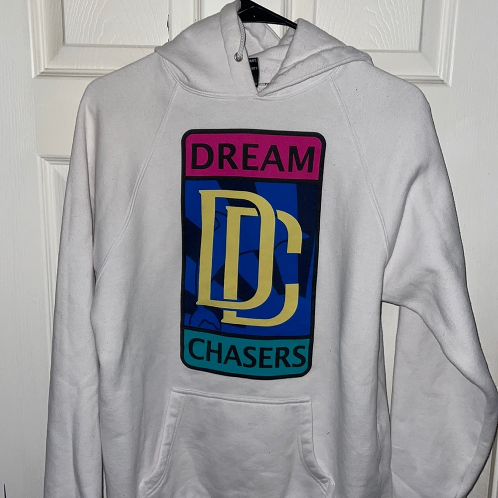 Pink dolphin hoodie in perfect condition size m